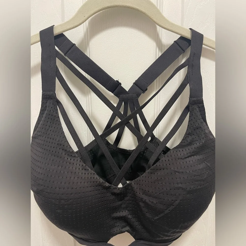 Victoria's Secret Black Strappy Sports Bra